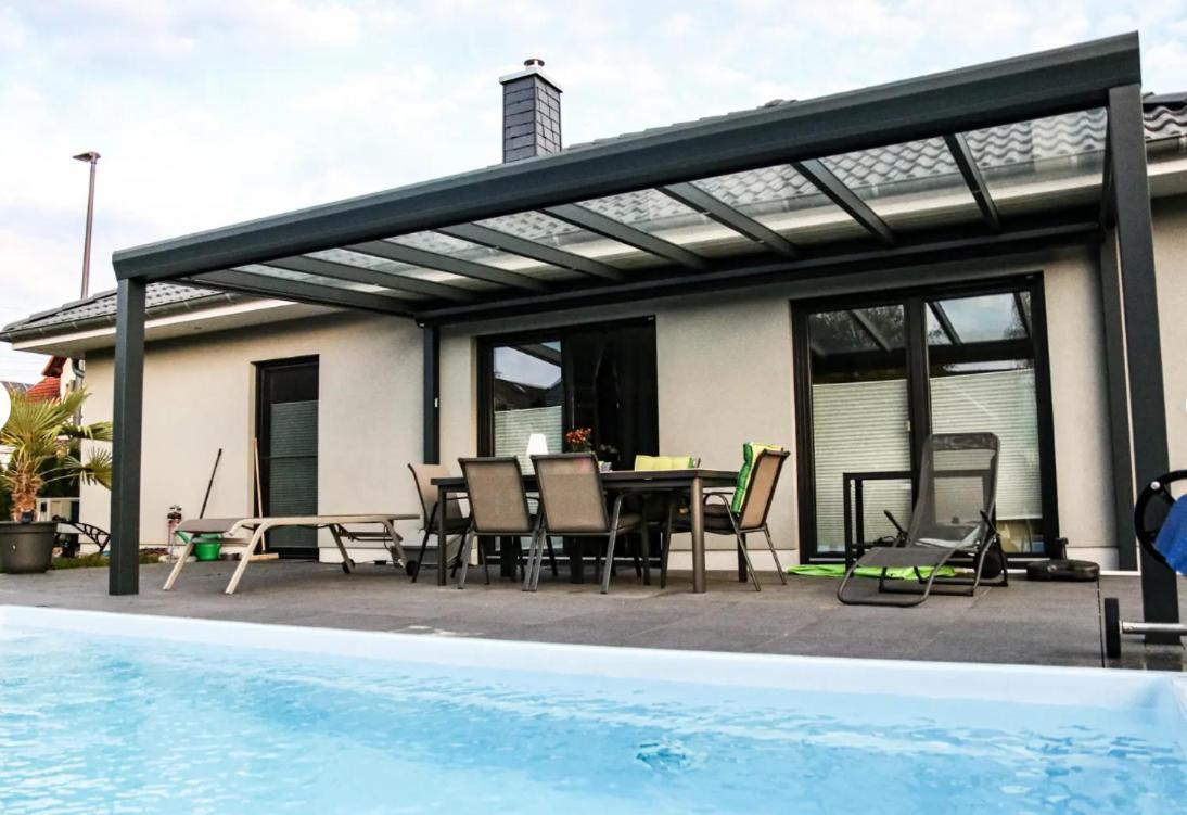 Grosszuegige Unterkunft Mit Terrasse Oberbrechen Exterior foto